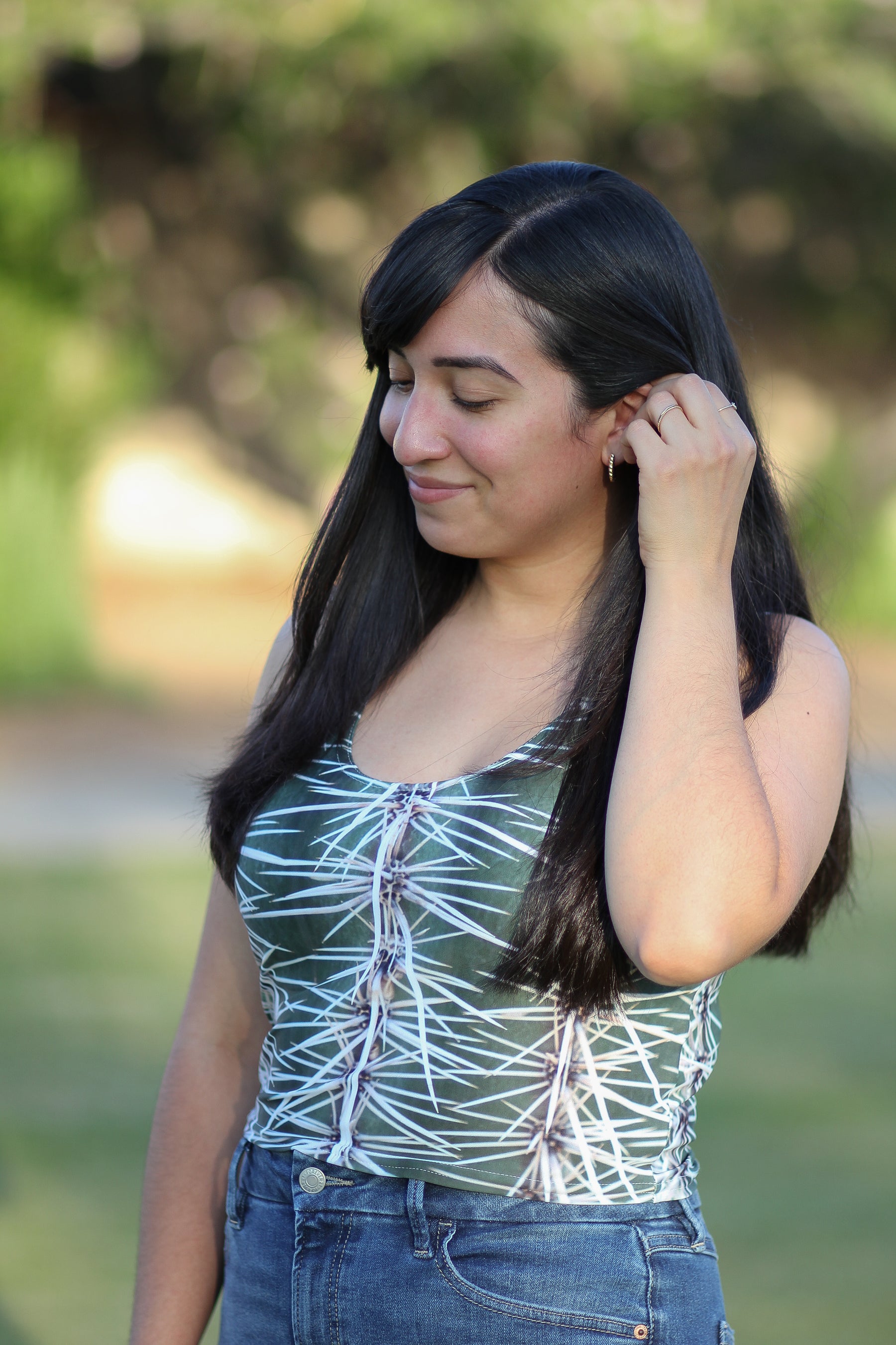 Cacti Crop Top