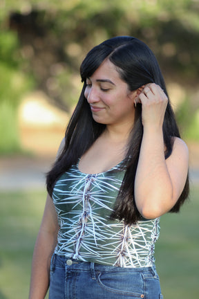 Cacti Crop Top